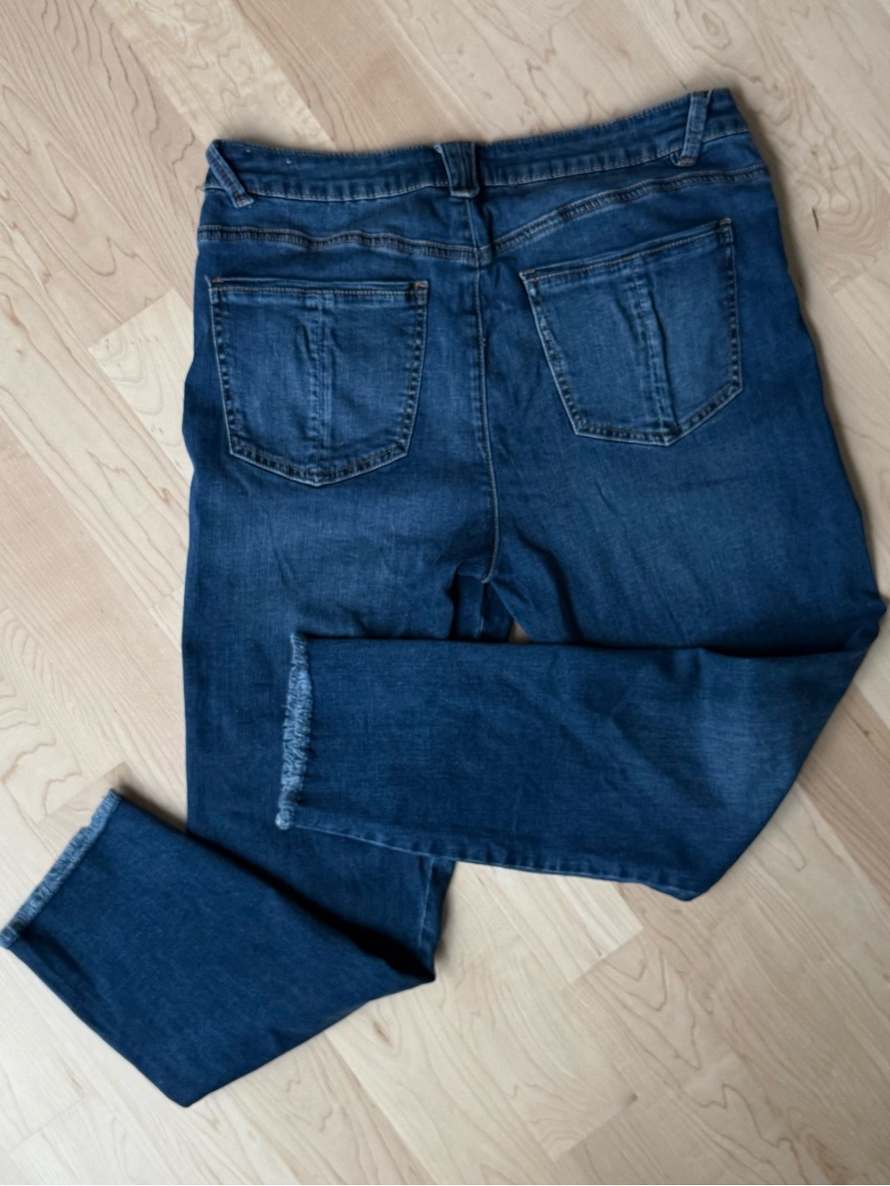 Wit & Wisdom Frayed Hem Jeans Seamless High Rise